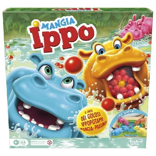 Jeu De Societe - Jeu De Plateau Hippos gloutons. jeu de société enfant. jeu de plateau. des 4 ans. pour 2 a 4 joueurs. Hasbro Gaming