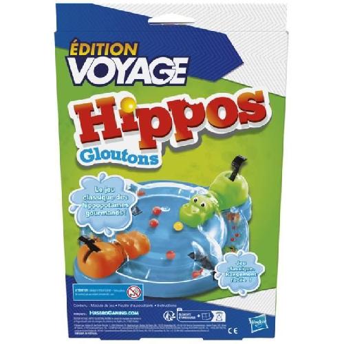 Jeu De Societe - Jeu De Plateau Hippos gloutons Voyage. jeu de société de voyage pour 2 joueurs. des 4 ans. Hasbro Gaming