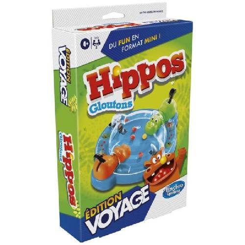 Jeu De Societe - Jeu De Plateau Hippos gloutons Voyage. jeu de société de voyage pour 2 joueurs. des 4 ans. Hasbro Gaming