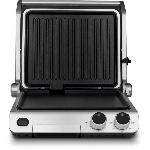 Grill Electrique HKoeNIG GR70 Grill. barbecue. plancha et panini - 30x25cm - Thermostat ajustable - 2000W - Ouverture 180° - Revetement anti-adhésif