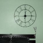 Horloge murale atelier Metal D60 X 3.5cm - Noir