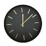 Horloge ORO - Metal - Noir et Dore - D30X3.5cm