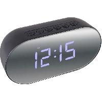 Horloge - Reveil Radio réveil noir - Inovalley - RV21-BTH-B - Bluetooth V5.0 - Haut-parleurs 10 Watts - Radio FM - Double alarme