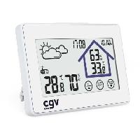 Horloge - Reveil Station météo sans fil - CGV - MY METEO-1BM - Contrôle tactile - Horloge et calendrier - Facile a utiliser