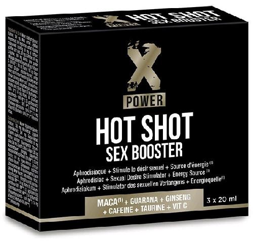 Hot Shot Sex Booster -3 x 20 ml-