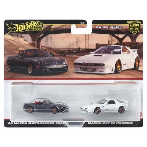 Vehicule Pour Circuit Miniature Hot Wheels-Car Culture-Coffret Premium 2 vehicules HBL96