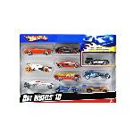 Hot Wheels - Coffret De 10 Vehicules - Coffret Petites Voitures - 3 ans et + 54886