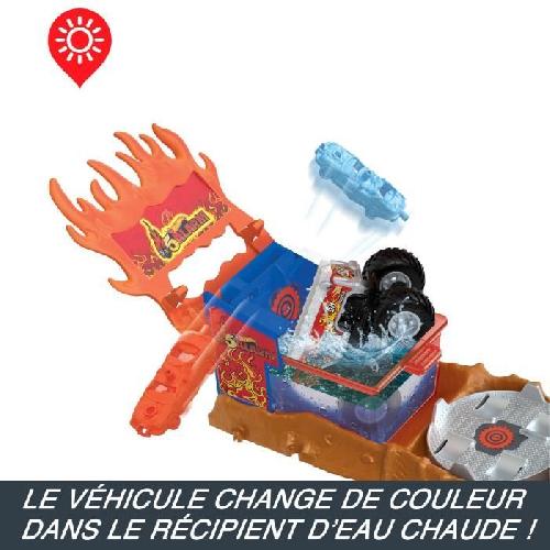 Circuit Miniature Hot Wheels-Coffret Vehicule de secours 5 Alarm-Color Shifters HPN73