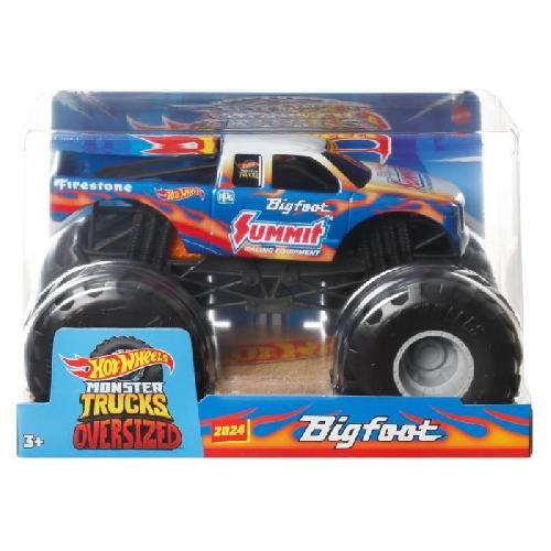 Vehicule Miniature Assemble - Engin Terrestre Miniature Assemble Hot Wheels - Monster Truck 1:24 (Modele aléatoire) - Petite Voiture - 3 ans et + - Hot Wheels - FYJ83