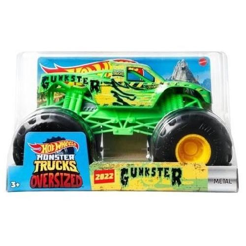 Vehicule Miniature Assemble - Engin Terrestre Miniature Assemble Hot Wheels - Monster Truck 1:24 (Modele aléatoire) - Petite Voiture - 3 ans et + - Hot Wheels - FYJ83