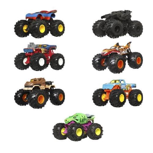 Vehicule Miniature Assemble - Engin Terrestre Miniature Assemble Hot Wheels - Monster Truck 1:24 (Modele aléatoire) - Petite Voiture - 3 ans et + - Hot Wheels - FYJ83