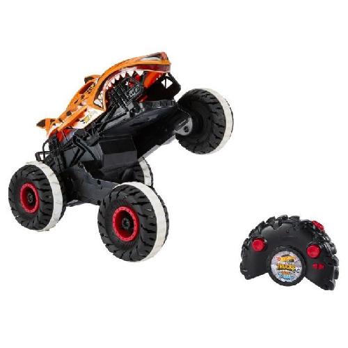 Vaisseau Spatial Miniature Hot Wheels-Monster Trucks-L'Inarretable Tiger Shark-Vehicule RC HGV87