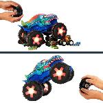 Vehicule Radiocommande Hot Wheels Monster Trucks-Mega-Wrex-Vehicule telecommande echelle 1-15 JBD90