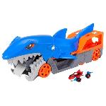 Circuit Miniature Hot Wheels - Requin Transporteur - Circuit - Petite voiture - Des 4 ans GVG36