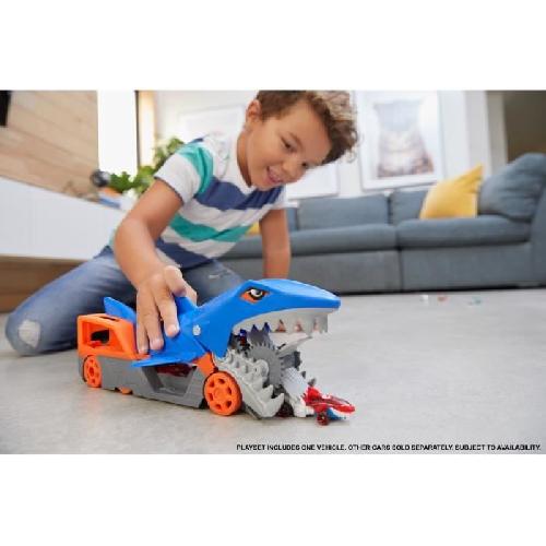 Circuit Miniature Hot Wheels - Requin Transporteur - Circuit - Petite voiture - Des 4 ans GVG36