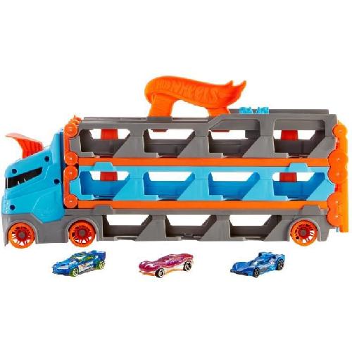 Circuit Miniature Hot Wheels - Super transporteur extensible - Circuit - Petite voiture - Des 4 ans GVG37