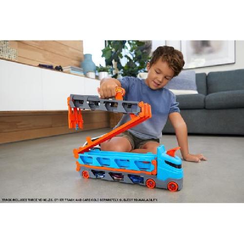 Circuit Miniature Hot Wheels - Super transporteur extensible - Circuit - Petite voiture - Des 4 ans GVG37