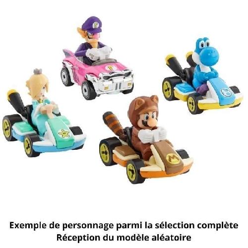 Univers Miniature - Habitation Miniature - Garage Miniature Hot Wheels - Véhicule Mario Kart (modele aléatoire) - Petite Voiture  - 3 ans et + GBG25