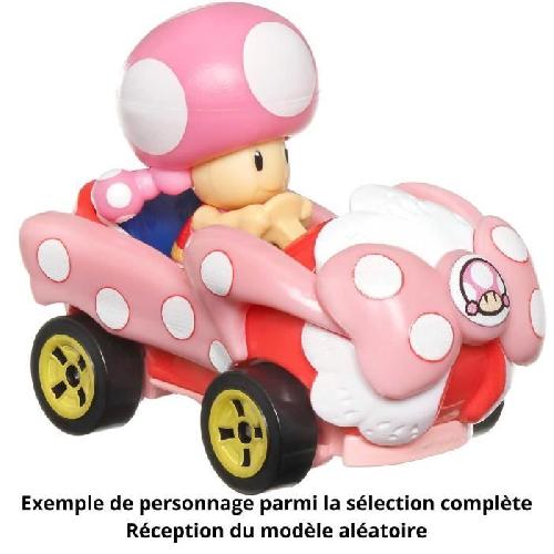 Univers Miniature - Habitation Miniature - Garage Miniature Hot Wheels - Véhicule Mario Kart (modele aléatoire) - Petite Voiture  - 3 ans et + GBG25