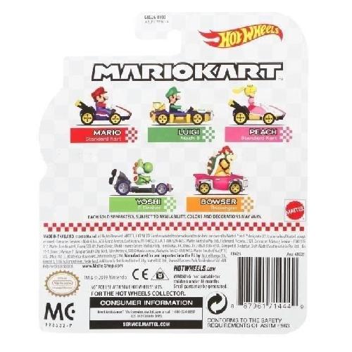 Univers Miniature - Habitation Miniature - Garage Miniature Hot Wheels - Véhicule Mario Kart (modele aléatoire) - Petite Voiture  - 3 ans et + GBG25