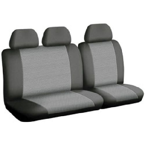 Housse De Siege - Couvre Siege Housse compatible avec Renault Trafic Opel Vivaro Nissan Primastar ap13 gris