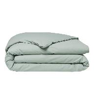 Housse De Couette  Housse de couette TODAY Essential - 140 x 200 cm - 1 personne - 100% Coton uni - Celadon