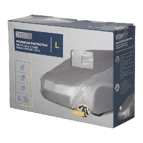 Couverture De Protection Vehicule - Bache Vehicule Housse de protection complete carrosserie Taille L SYNCHRO