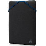 Coque Pour Ordinateur Portable - Housse Pour Ordinateur Portable Housse de protection réversible pour ordinateur portable HP 15.6 - Bleu