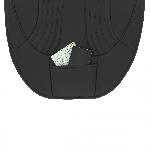 Housse De Siege - Couvre Siege Housse De Siege 1pc Pvc 6mm Noir Surpiqures Noires - Swiss Drive