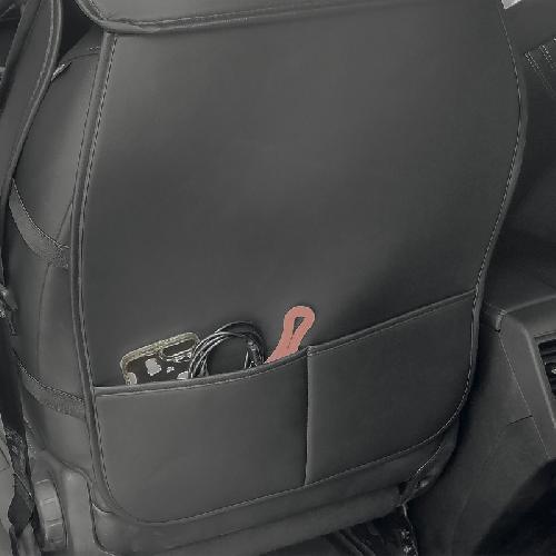 Housse De Siege - Couvre Siege Housse De Siege 1pc Pvc 6mm Noir Surpiqures Noires - Swiss Drive