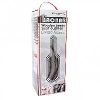 Housse De Siege - Couvre Siege Couvre Siege Baobab Billes de bois Noir Et Blanc 1pce 127x38cm - Swiss Drive