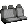 Housse De Siege - Couvre Siege Housse compatible avec Renault Trafic Opel Vivaro Nissan Primastar ap13 gris