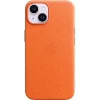 Housse - Etui - Chaussette Coque APPLE iPhone 14 cuir Orange