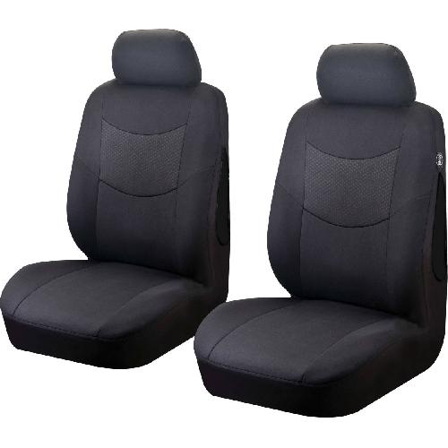 Housse De Siege - Couvre Siege Housses avant gris fonce demi-jeu - Taille Unique - Incar