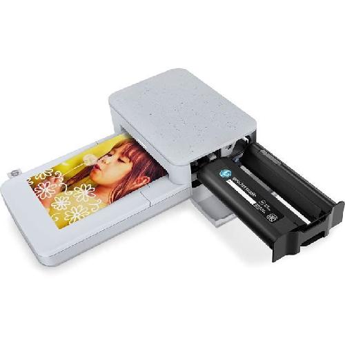 Appareil Photo Instantane HP Sprocket Studio Printer - Imprimante instantanee 10x15 cm - 61sec - Bluetooth 5.0 - Impression sans bordure - Grise