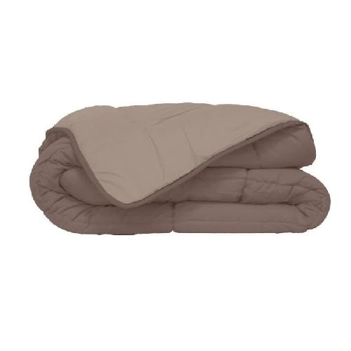 Couette HUDSON Couette légere Microfibre 200g/m² 220x240cm Taupe & Lin