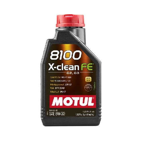 Huile Moteur Huile 8100 X-CLEAN FE 5W30 C2-C3 1L MOTUL -bidon-