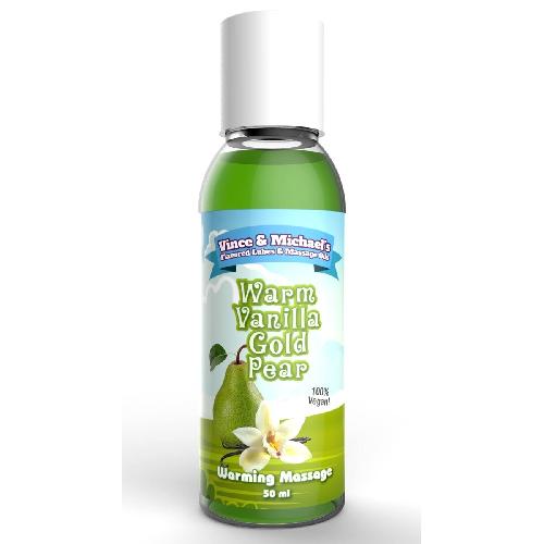 Huile Chauffante VetM Saveur Poire Vanille - 50 ml - massage