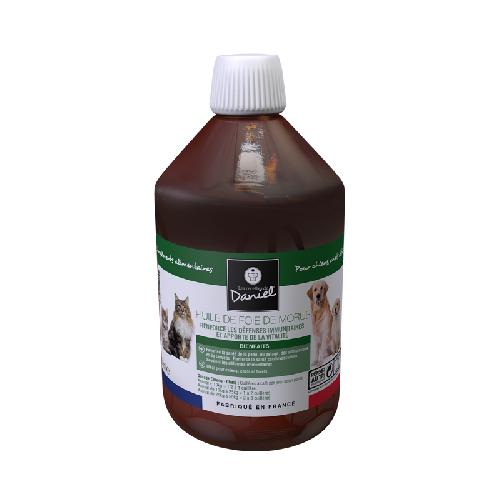 Complement Alimentaire Huile De Foie De Morue 250 mL pour chien chat furet cheval - renforce les defenses immunitaires RDD