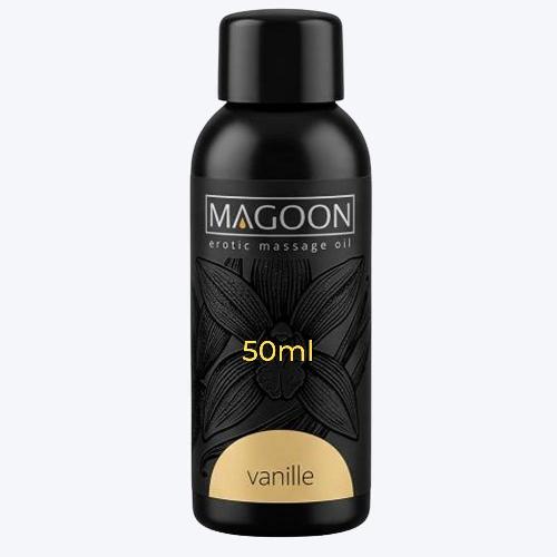 Massage - Huiles bougies Huile de Massage Erotique 50ml - Vanille - Hydrosoluble