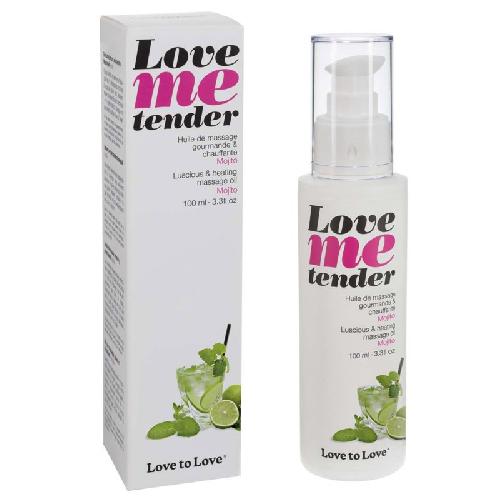 Huile de massage Love Me tender parfum Mojito - 100 ml