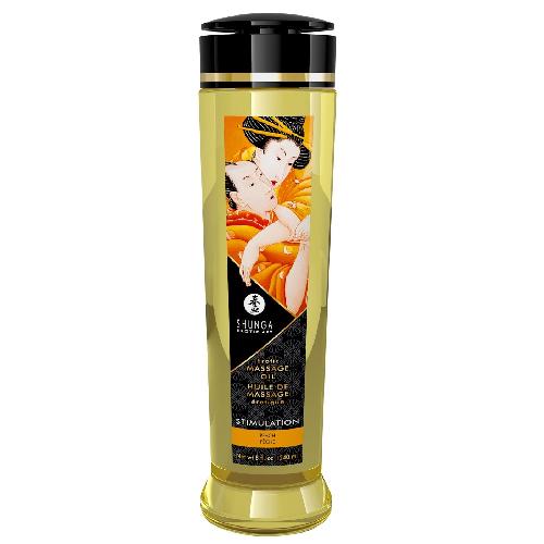 Huiles de massage Huile de Massage Stimulation Saveur Peche - 240 ml