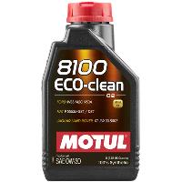 Huile Moteur 4x Huile Motul 8100 Eco-Clean C2 0W30 bidon de 1 Litre