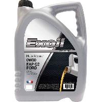 Huile Moteur 5x Huile Moteur Exoil 0W30 C2 Compatible avec Ford 1 Litre