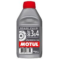 Huile Moteur MOTUL Liquide de frein DOT3-DOT4 500ml -bidon- x6