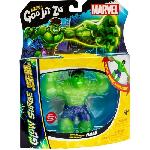 Figurine Miniature - Personnage Miniature Hulk Glow Surge 11cm - HERoeS OF GOO JIT ZU - MARVEL - Figurine lumineuse et extensible