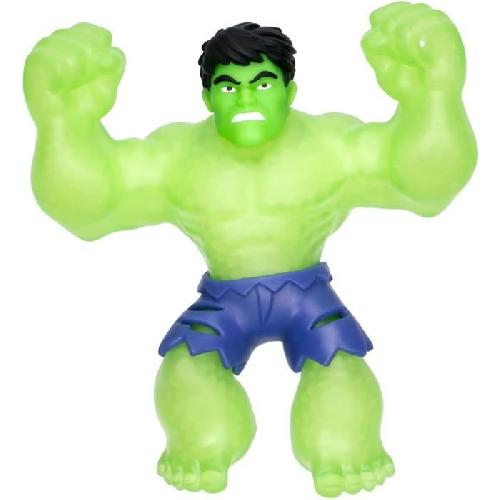 Figurine Miniature - Personnage Miniature Hulk Glow Surge 11cm - HERoeS OF GOO JIT ZU - MARVEL - Figurine lumineuse et extensible