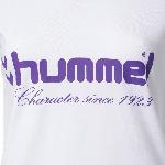 Ensemble De Vetements De Handball - Tenue De Handball HUMMEL T-shirt de sport Lady UH - Femme - Blanc et Violet - XXS