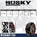 Chaine Neige - Chaussette HUSA140 - 2 Chaines a neige 9mm compatible avec pneu 15 16 17 18 19 20 pouces - Husky Advance
