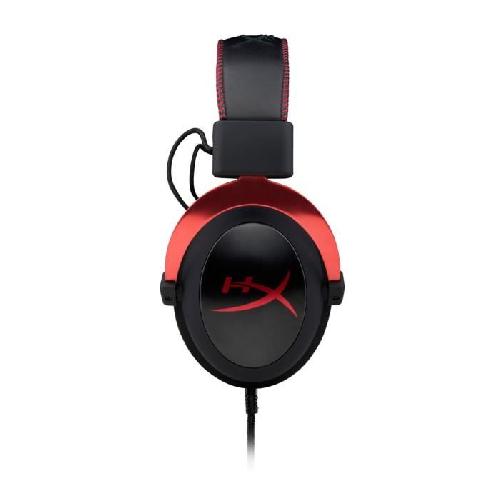 Casque  - Microphone HyperX Micro-Casque Gamer Cloud II Filaire Rouge Surround 7.1 PS4-Xbox One